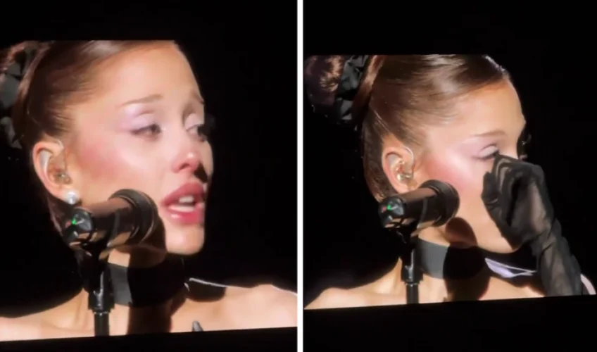 Η Ariana Grande λύγισε επί σκηνής κατά τη διάρκεια της συναυλίας της στο Λος Άντζελες